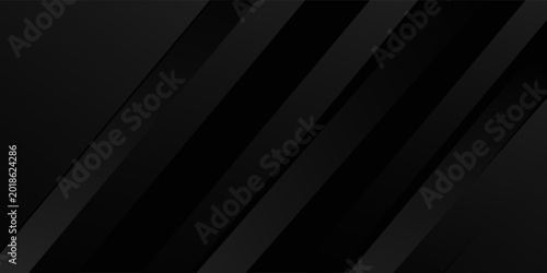 Foto Black abstract background. Elegant dark diagonal shape elements.