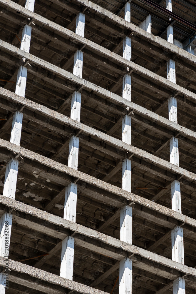 Foto Building under construction in urban area