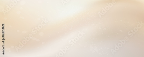 Foto Abstract soft beige and cream gradient background with subtle splatters and bokeh light effects