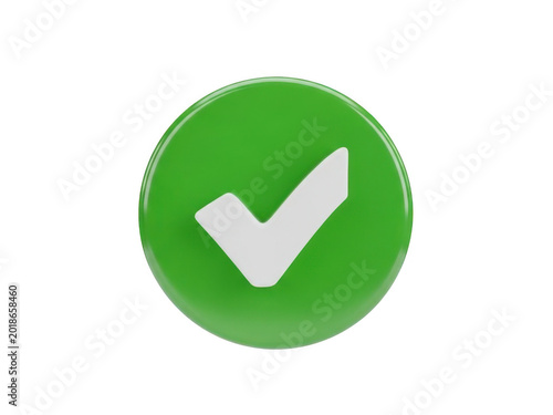 Free Download Green checkmark icon in a circle - GFXLoad
