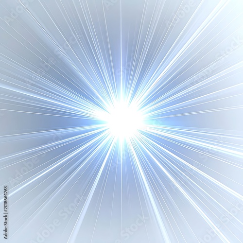 Abstract burst of light with glowing particles emanating from a central point, digital explosion, energy flow, futuristic background