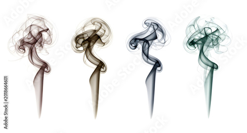 Schilderij op canvas smoke, fluid, dynamics, colorful, transformation, motion, abstract, flowing, vap