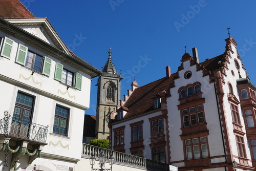 Rathaus und Stadtkassengebäude im Stadtzentrum von Pfullendorf