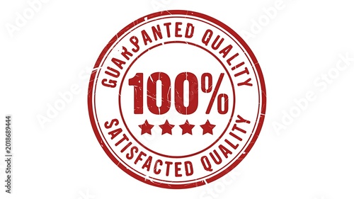 Guaranteed quality stamp, 100 percent satisfaction, red seal, quality control, warranty symbol Free Download Guaranteed quality stamp, 100 percent satisfaction, red seal, quality control, warranty symbol - GFXLoad