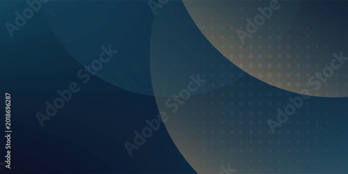 Modern Minimal Dark Blue Abstract Shape Background