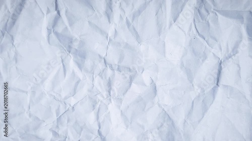 Looped Crumpled Paper Texture Background Subtle Wrinkled White Paper Animation