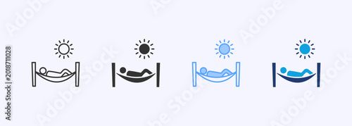 Foto Holiday Icon Set Color Multiple Style Collection Illustration