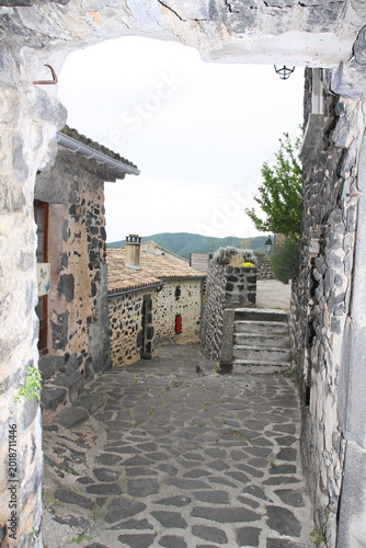 Aubignas, joli petit village médiéval et pittoresque situé en Ardèche en France