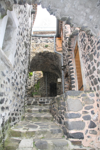 Aubignas, joli petit village médiéval et pittoresque situé en Ardèche en France