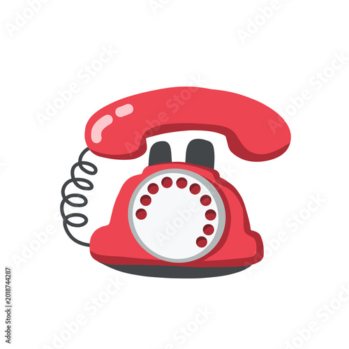 Phone in hand drawing style isolated illustration.