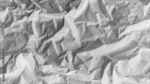 Foto Close-up of crumpled paper texture with transparent background