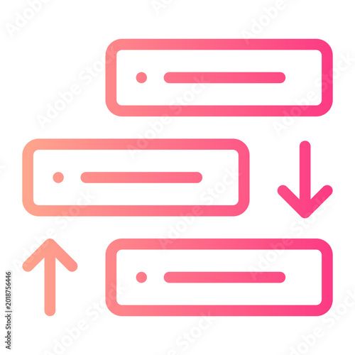 prioritize gradient icon