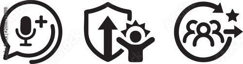 Tableau sur toile Exceptional Customer Experience Business Growth Icon