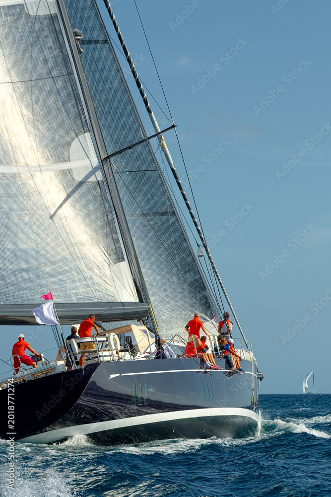 Fototapeta premium Sailing yacht regatta. Yachting. Sailing 