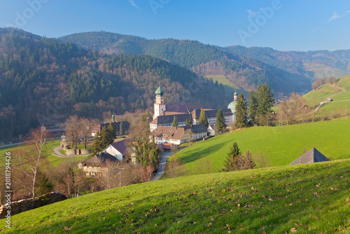 St. Trudpert Monastery, Münstertal, Black Forest, Baden-Württemberg, Germany

