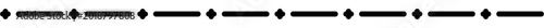 cross divider with dash line horizontal page divider.