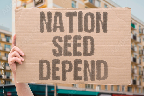 фотографія "Nation Seed Depend" Nations that depend on foreign seed supplies risk food supply interruption