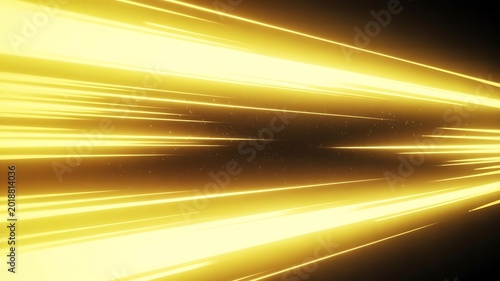 Golden light streaks, abstract motion blur, yellow speed lines, dynamic energy background