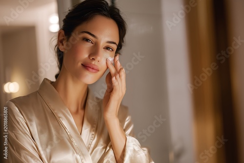 Satin Robe Skincare Ritual