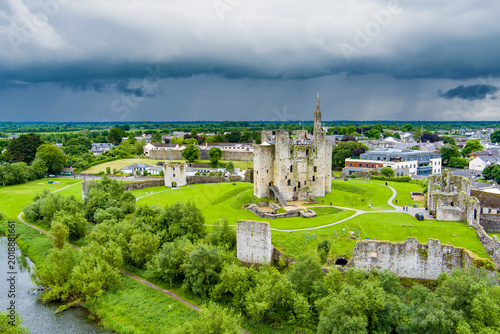 Photos Aerial view of Trim Castle in County Meath, Ireland