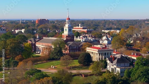Mercer University School of Law in Macon, Georgia showing academic landmark within historic southern city landscape.