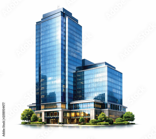 modern office building in the city