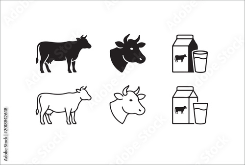 Dairy Farm Icons Collection