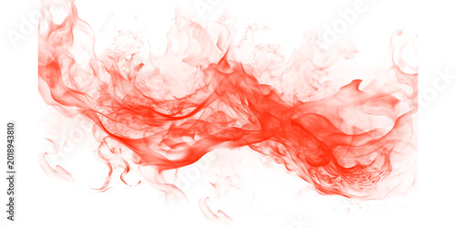 Foto Red blood cells flowing in vascular network isolated on transparent background