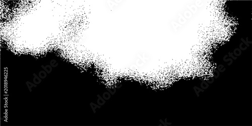 Tableau sur toile Vector Abstract cloud formation against dark expanse conveys atmospheric, weather, meteorological concept