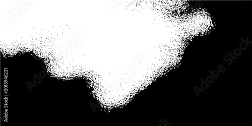 Tableau sur toile Vector Ephemeral vapor cloud dances the boundless dark void of space, ethereal whisper of nature, evokes sense of mystery