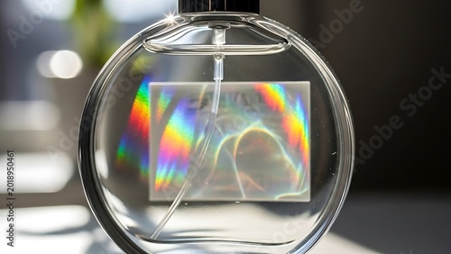Hologram inside glass sphere