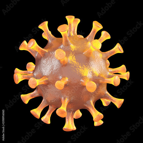 Hantavirus 2026. Andes virus close up