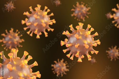 Hantavirus 2026. Andes virus close up