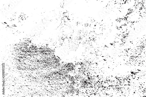 Aged painted wall texture. Grainy messy overlay of empty, ageing, scratched wall. Grunge rough dirty background. Vector Illustration. Black isolated on white background. EPS10.
