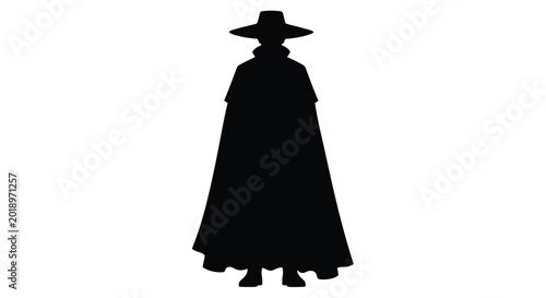 Foto Matador in traditional suit full body silhouette