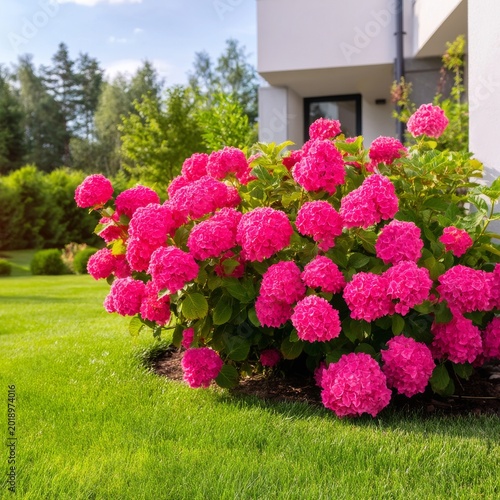 Pink Flowers Bloom in a Garden During Sunny Weather
