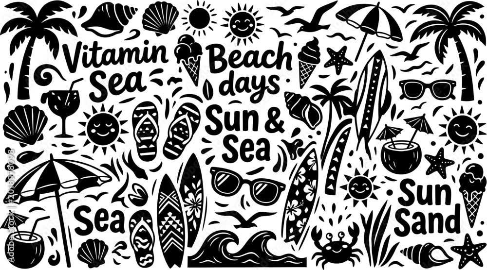 Fototapeta premium summer vacation beach