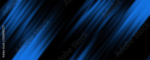 Dots halftone white and blue color pattern gradient grunge texture background. Dots pop art comics sport style. modern trendy and design
