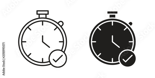 Bild auf Leinwand quick response icon vector design elements
