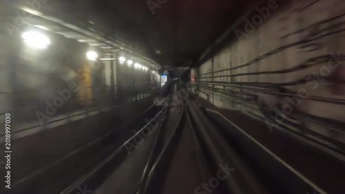 Pass the tunnel (Kajang Line, Kuala Lumpur, Malaysia)