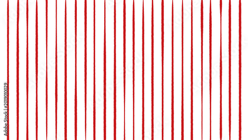 Fotografie Red and White Vertical Stripes Pattern Background, Abstract Illustration Design Texture, Line Graphic, Transparent Layer