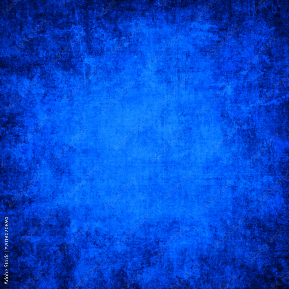 Obraz premium Grunge blue background with space for text