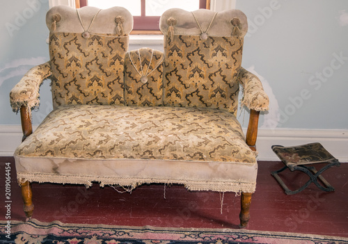 sitting antique furniture and armchair