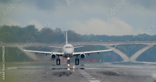 Slow-Motion Plane Take-off