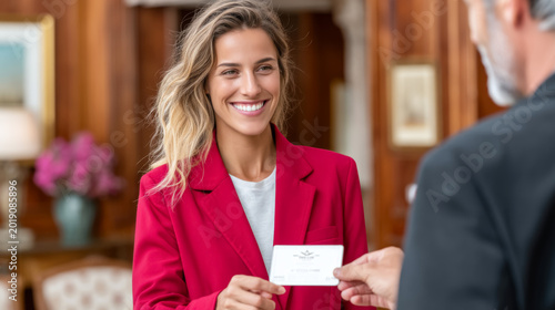 Warm customer interaction in retail environment emphasizing authenticity and communication skills