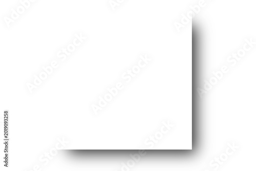 Black Gradient drop shadow effect on square frame border overlay gradient Blur realistic shadow effect transparent background