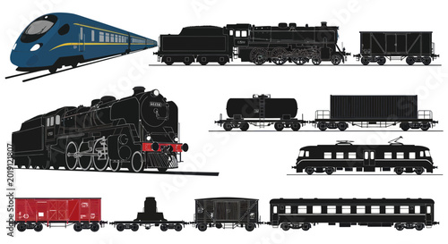 Photos Vintage & Modern Trains Collection: Steam, Electric, High-Speed