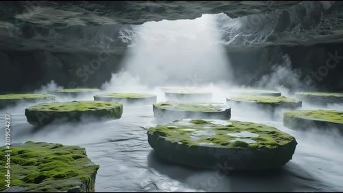 Sunken communal seating area within a luxury subterranean sanctuary subsurface
