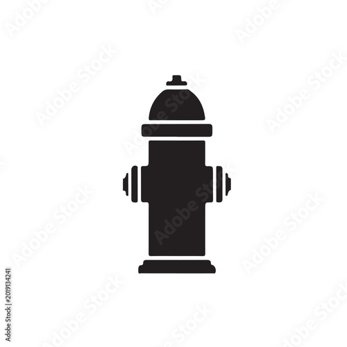 Tableau sur toile Fire hydrant icon