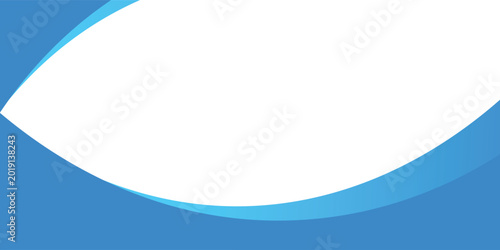 Professional Blue Fluid Wave Footer Design for Corporate Presentation